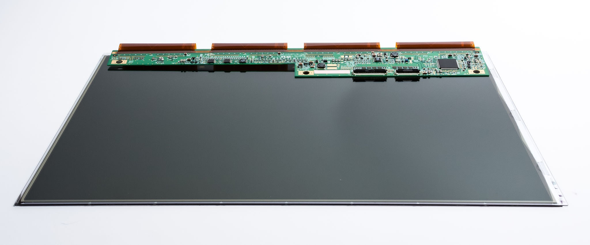 Architecture of the Driver Control and Ribbon Cable Interfaces on the Back of an Original Industrial LCD Panel
