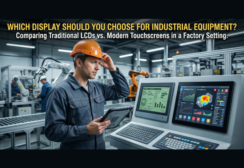 Which Display Should You Choose for Industrial Equipment?